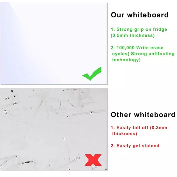 Removable Magnetic Whiteboard Paddle Self-Adhesive Sticker Wall