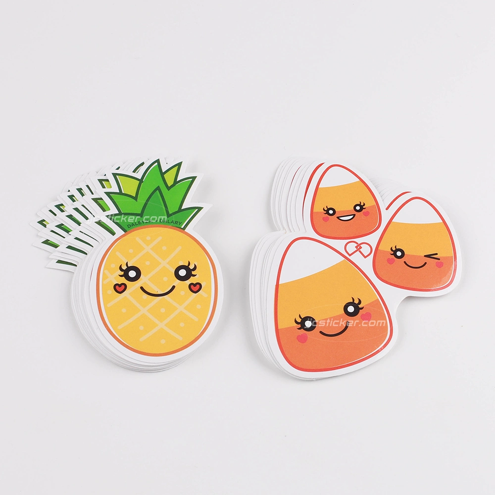 Tiles Kitchen Cabinet Waterproof Designer Glue Smiley Face Fruit Stickers