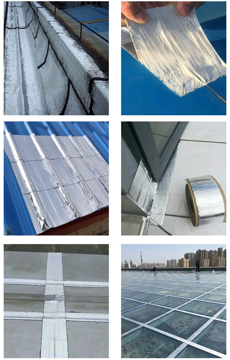 Self Adhesive Roofing Repair Aluminium Foil for Butyl Flashing Tape