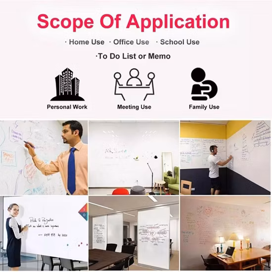 Dry Erase Chalkboard Magnetic Desktop Whiteboard Sticker