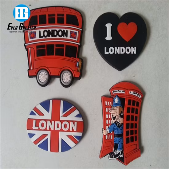 Promotion Souvenirs Rubber Printing Soft PVC Refrigerator Fridge Car Sticker Magnet